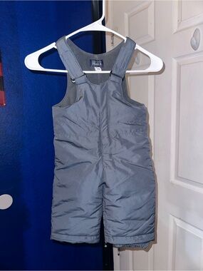 The Children's Place Gray Insulated Snow Overalls